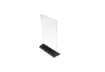 Immagine di Porta-avvisi deflecto® A4 verticale in polimetilmetacrilato trasparente 58440