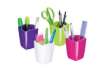 Immagine di Portapenne CepPro Gloss CEP in polistirolo con 2 scomparti bianco 7,4x7,4x9,5 cm - 1005300021