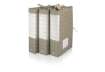 Immagine di Faldoni con lacci rivettati Brefiocart Centro Class Resisto 25x35 cm dorso 15 cm grigio Conf. 10 pz