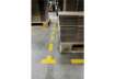 Immagine di Segnaletica da pavimento forma ''croce'' DURABLE RAL 1003 giallo 15x15 cm Conf. 10 pezzi - 170104