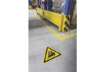 Immagine di Pittogramma da pavimento ''Attenzione passaggio carrelli'' DURABLE giallo Ø 430 mm - 173404