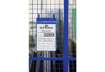 Immagine di Tasche per identificazione Durable con fascette di aggancio blu f.to esterno mm 223x530- inserto A4
