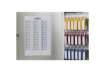 Immagine di Cassetta portachiavi DURABLE KEY BOX 36 alluminio argento metallizzato - serratura a chiave - 195223