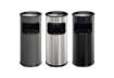 Immagine di Posacenere Durable a colonna acciaio con sabbia e cestino base tonda H 62 x Ø 26 cm nero - 333001