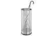 Immagine di Portaombrelli DURABLE acciaio verniciato argento metallizzato capacità 28,5 lt - Ø 26 cm - h 62 cm -