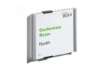 Immagine di Targhe DURABLE INFO SIGN alluminio/acrilico trasparente/argento metallizzato 149x148,5 mm - 480223