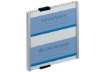 Immagine di Targhe DURABLE INFO SIGN alluminio/acrilico trasparente/argento metallizzato 149x148,5 mm - 480223