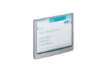 Immagine di Targhe DURABLE CLICK SIGN ABS trasparente/grafite 149x105,5 mm 486137