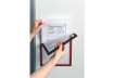 Immagine di Cornici con pannello magnetico DURABLE DURAFRAME® MAGNETIC A4 PPL rigido rosso 236x323 mm  conf. 5 -