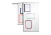 Immagine di Cornici con pannello magnetico DURABLE DURAFRAME® MAGNETIC A4 PPL rigido blu scuro 236x323 mm  conf.