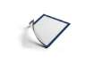 Immagine di Cornici con pannello magnetico DURABLE DURAFRAME® MAGNETIC A4 PPL rigido blu scuro 236x323 mm  conf.