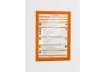 Immagine di Cornici con pannello magnetico DURABLE DURAFRAME® A4 arancio 236x323mm conf. 2 - 487209