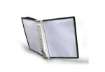 Immagine di Leggio da parete DURABLE SHERPA® WALL 5 pannelli A4 ABS nero 581001
