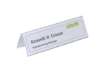 Immagine di Portanomi DURABLE da tavolo polietilene trasparente inserto 61/122 x 210 mm conf. 25 - 805219