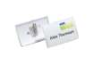 Immagine di Portanomi DURABLE CLICK FOLD CON COMBI CLIP trasparente inserto 54x90 mm - PPL al 70% riciclato - co