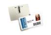 Immagine di Portanomi DURABLE autolaminante con combi clip trasparente inserto fino a 54x90mm  conf. 25 - 823019