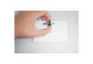 Immagine di Portanomi DURABLE autolaminante con combi clip trasparente inserto fino a 54x90mm  conf. 25 - 823019