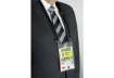Immagine di Portanomi DURABLE con cordoncino 20 mm per eventi nero/trasparente inserti f.to A6  conf. 10 - 85250