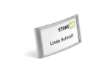 Immagine di Portanomi DURABLE CLASSIC con magnete argento metallizzato/trasparente inserto 34x74mm  conf. 10 - 8