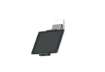 Immagine di Porta tablet da muro DURABLE con braccio ad angolazione variabile argento metallizzato 8,5x5x18cm -