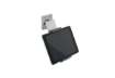 Immagine di Porta tablet da muro DURABLE con braccio ad angolazione variabile argento metallizzato 8,5x5x18cm -