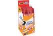 Immagine di Penna a sfera BIC Cristal M punta 1 mm rosso Conf. 50 pezzi - 8373619