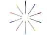 Immagine di Penne a sfera con cappuccio BIC Cristal Large Multicolour 1,6 mm assortiti conf. 20 pezzi - 926381