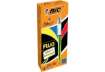 Immagine di Penne a sfera a scatto BIC 4 Colours Fluo M/L 1/1,6 mm assortiti 982868