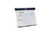 Immagine di Portablocco a cavalletto Nobo Barracuda da scrivania 75x65,5 cm - blu 1902267