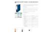 Immagine di Registratore senza custodia Leitz 180° commerciale dorso 8 cm cartone rivestito in polipropilene blu