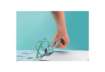 Immagine di Registratore senza custodia Leitz 180° commerciale dorso 8 cm cartone rivestito in polipropilene blu