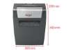 Immagine di Distruggidocumenti uso moderato Rexel Momentum X308 - P-3 - 15 L - taglio a frammenti 5x42 mm - 2104