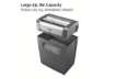Immagine di Distruggidocumenti uso moderato Rexel Momentum X410 - P-4 - 23 L - taglio a frammenti 4x28mm - 21045