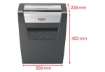 Immagine di Distruggidocumenti uso moderato Rexel Momentum X312 - P-3 - 23 L - taglio a frammenti 5x42 mm - 2104