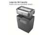 Immagine di Distruggidocumenti uso moderato Rexel Momentum X312 - P-3 - 23 L - taglio a frammenti 5x42 mm - 2104