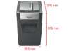 Immagine di Distruggidocumenti uso moderato Rexel Momentum X410-SL Slimline P-4 - 23 L- taglio a frammenti 4x28