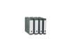 Immagine di Registratore con custodia Esselte G12 Delsoline commerciale dorso 5 cm cartone plastificato grigio -