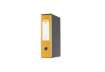 Immagine di Registratore con custodia Esselte G55 Eurofile protocollo dorso 8 cm cartone rivestito in PP giallo