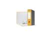 Immagine di Registratore con custodia Esselte G55 Eurofile protocollo dorso 8 cm cartone rivestito in PP giallo