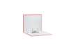 Immagine di Registratore con custodia Esselte G55 Eurofile protocollo dorso 8 cm cartone rivestito in PP rosso -
