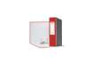 Immagine di Registratore con custodia Esselte G55 Eurofile protocollo dorso 8 cm cartone rivestito in PP rosso -