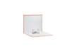 Immagine di Registratore con custodia Esselte G55 Eurofile protocollo dorso 8 cm cartone rivestito in PP arancio