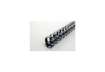 Immagine di Dorsi plastici a 21 anelli GBC CombBind 16 mm A4 nero - fino a 145 fogli conf da 100 dorsi - 4028600