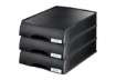 Immagine di Cassetto componibile Leitz PLUS in polistirolo A4 nero 25,5x37,6x7 cm 52100095