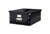 Immagine di Scatola per archiviazione universale ''L'' Leitz CLICK & STORE nero 36,9x20x48,2 cm 60450095