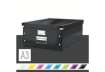Immagine di Scatola per archiviazione universale ''L'' Leitz CLICK & STORE nero 36,9x20x48,2 cm 60450095