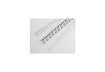 Immagine di Spirali metalliche a 21 anelli GBC WireBind 10 mm A4 argento conf da 100 spirali - IB160837