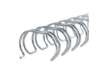Immagine di Spirali metalliche a 21 anelli GBC WireBind 10 mm A4 argento conf da 100 spirali - IB160837