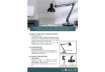 Immagine di Lampada da tavolo a bulbo UNILUX Success 66 nero 400093600