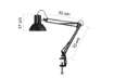 Immagine di Lampada da tavolo a bulbo UNILUX Success 66 nero 400093600